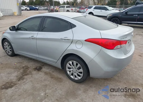 2012 Hyundai Elantra Gls из США, поврежденный, VIN 5NPDH4AE1CH141114